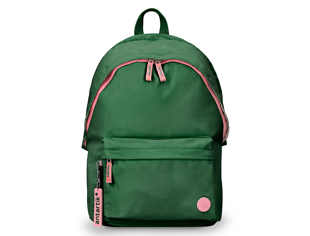 Sac a dos antartik 1 compartiment modele basic     pack 20l 420x160x300mm        coloris vert foret