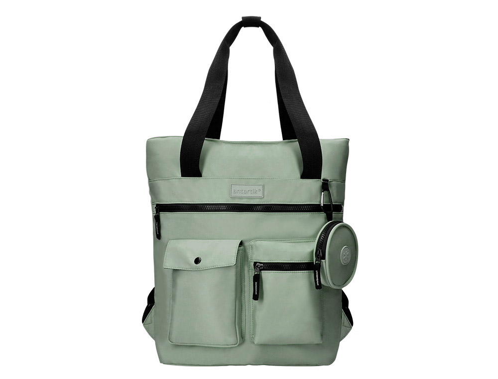 Sac a dos antartik flip bag rembourre pour ordinateur     400x120x390mm coloris vert de gris