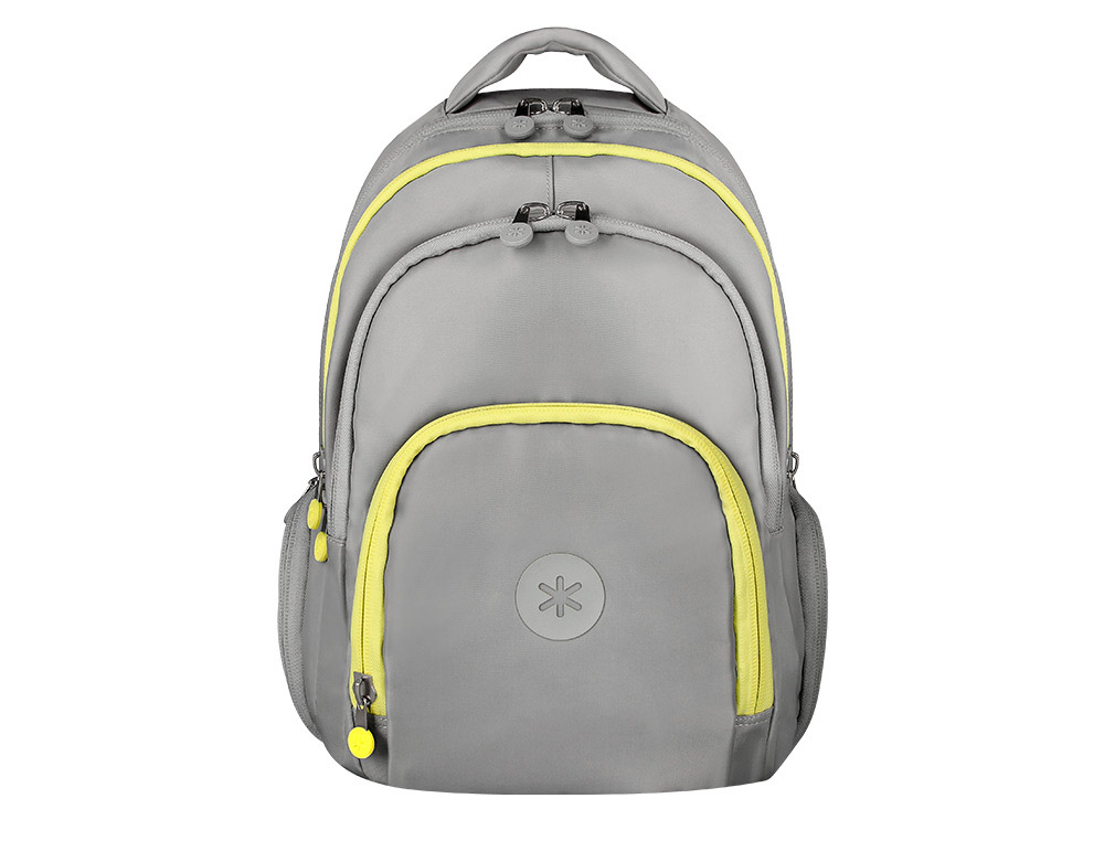 Sac a dos antartik 4 compartiments modele fusion   flex 19l 450x180x300mm colorisgris