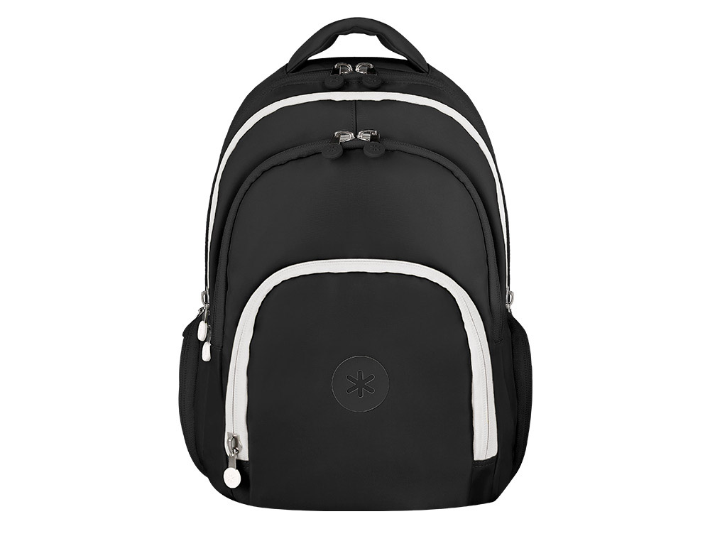Sac a dos antartik 4 compartiments modele fusion   flex 19l 450x180x300mm colorisnoir