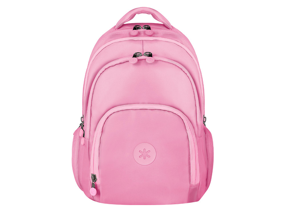 Sac a dos antartik 4 compartiments modele fusion   flex 19l 450x180x300mm colorisrose