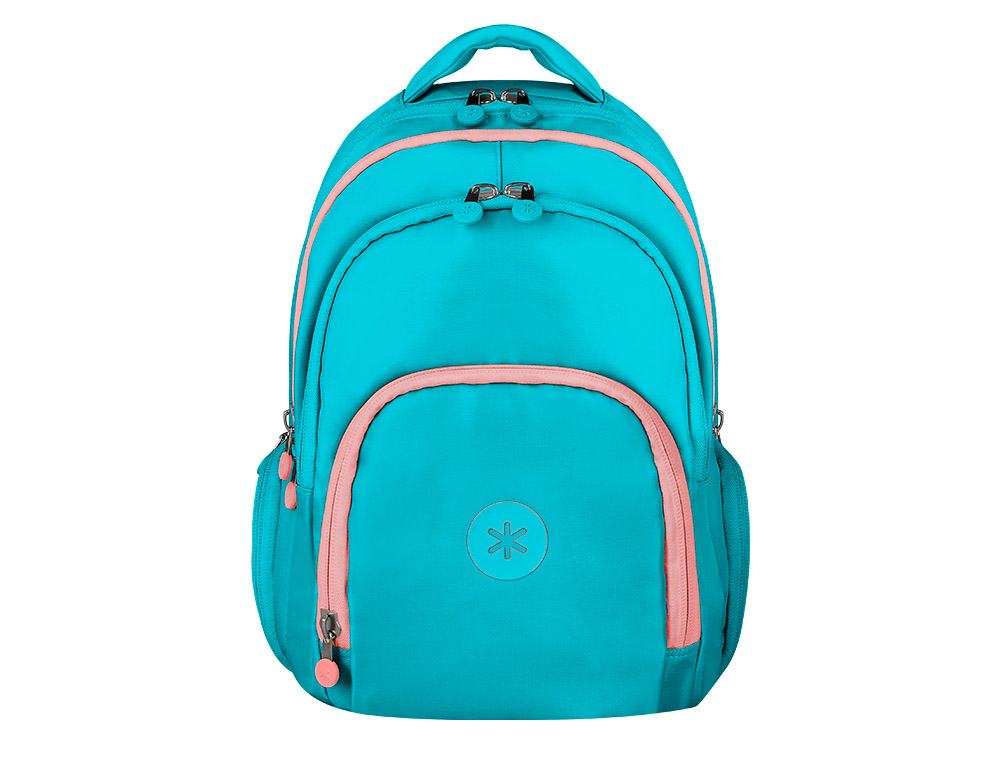 Sac a dos antartik 4 compartiments modele fusion   flex 19l 450x180x300mm coloristurquoise