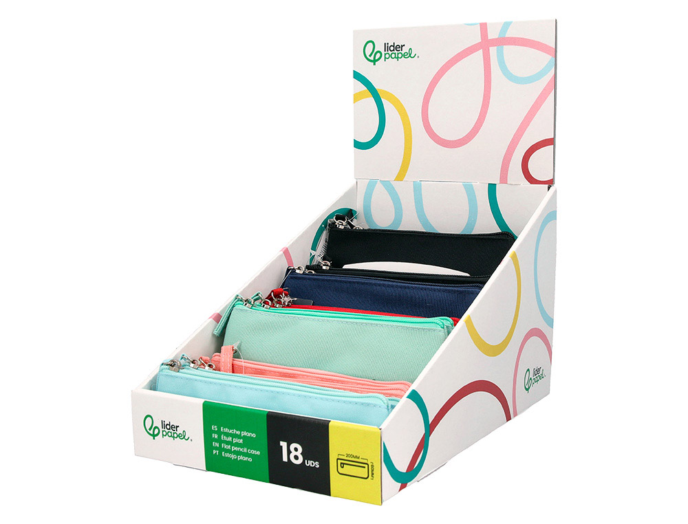 Presentoir liderpapel fourre-tout plats minces 18   unites 171147