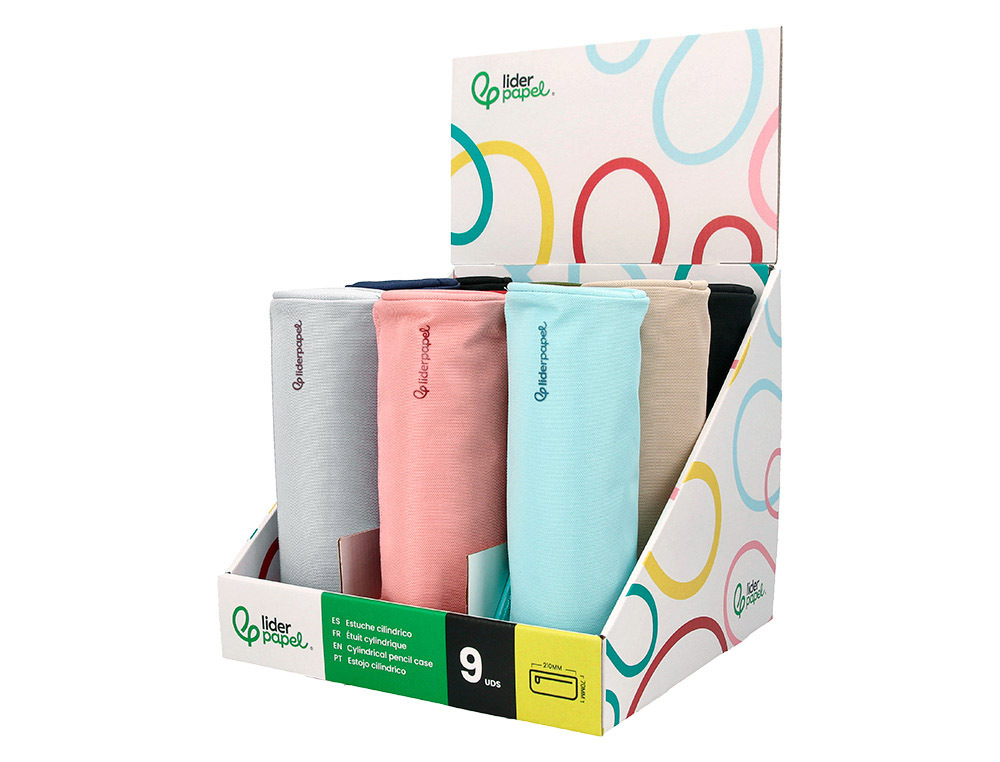 Presentoir liderpapel fourre-tout ronds 9 unites