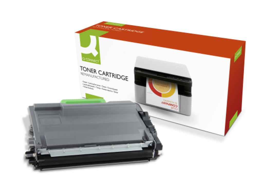 Toner laser compatible q-connect brother tn3512 12000 p noir