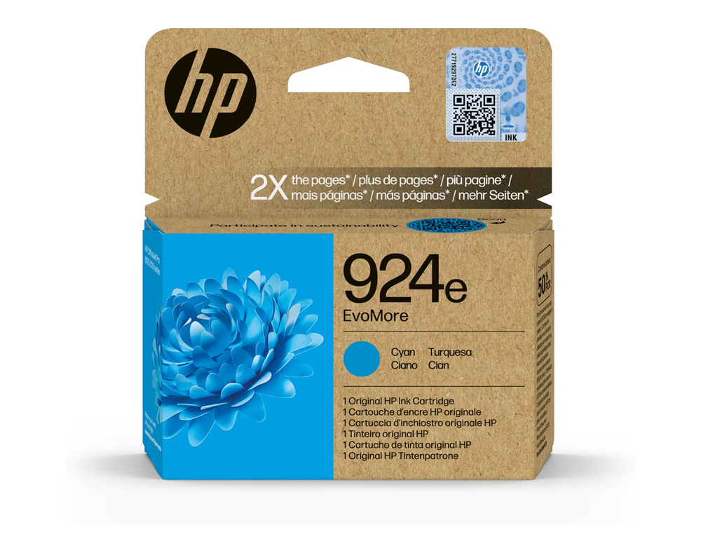 Cartouche d'encre original hp 4k0u7ne 800 p cyan