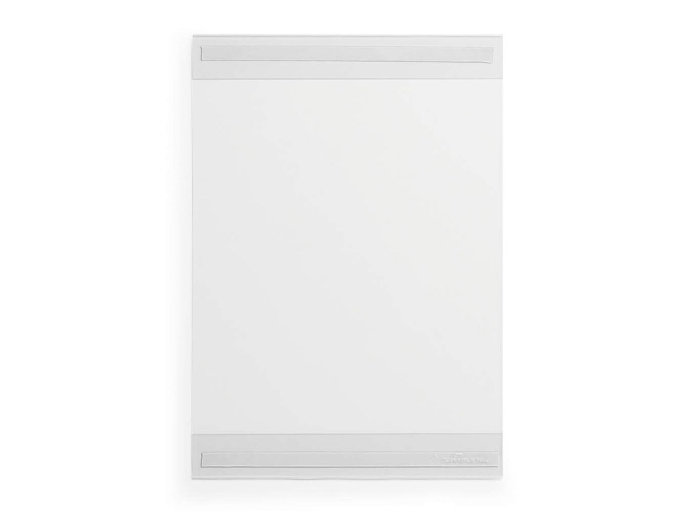 Porte-affiche durable a4 adhesif pet recycle coloris   transparent