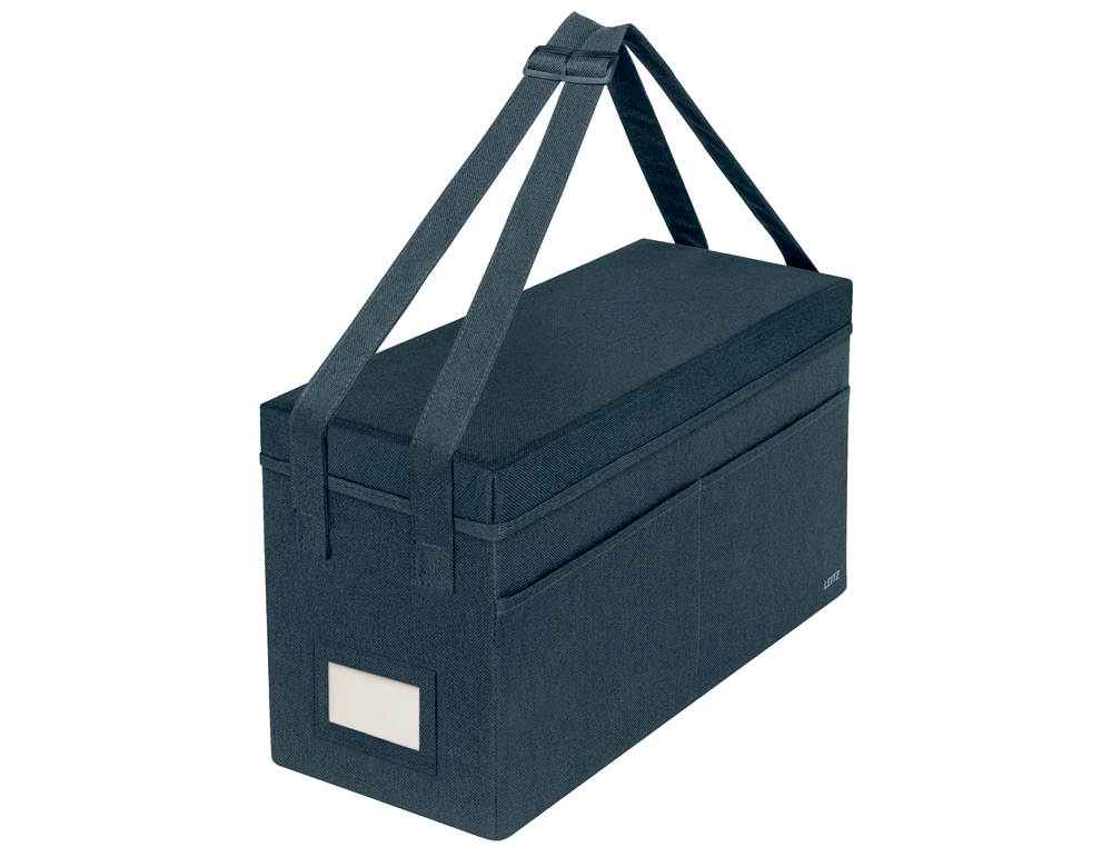 Sac rangement leitz nomades pliable tissu avec couvercle  compatible pc 16" 3           compartiments fermeture zip