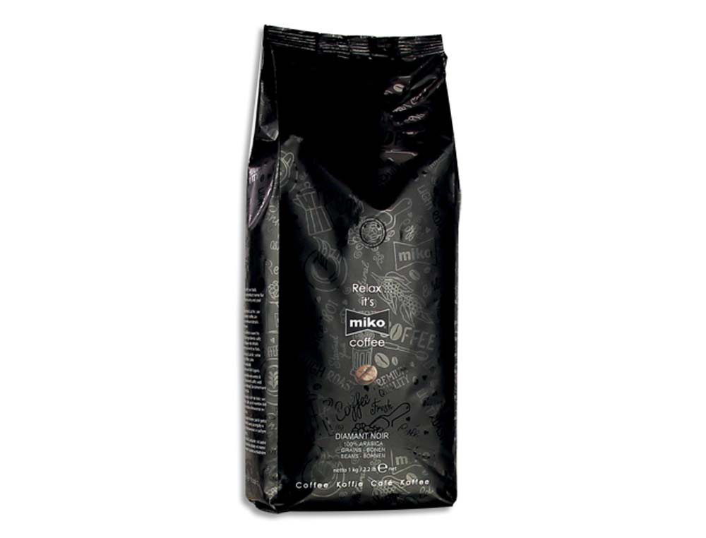 Cafe miko diamant noir sachet en grain 1kg