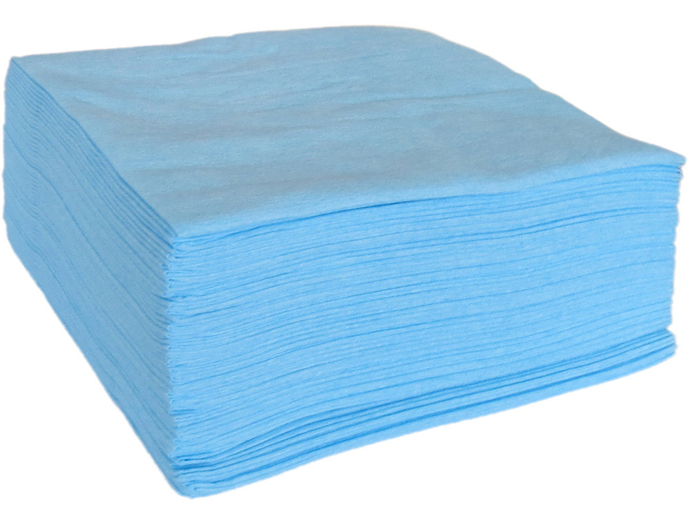 Lavette bionet non tisse 30x35cm coloris bleu paquet   50 unites