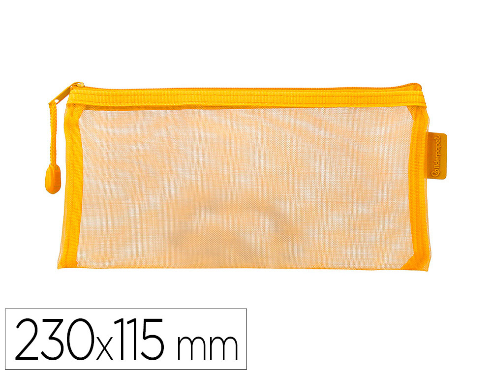 Pochette zip liderpapel multiusage format ticket      230x115mm fermeture eclair    polyester transpirable