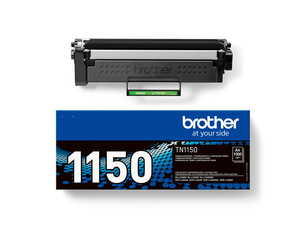 Toner laser original brother tn1150 1000 p noir