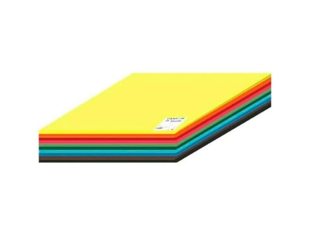 Papier cartonne canson iris vivaldi a4 185g couleurs      vives assorties paquet 120    feuilles