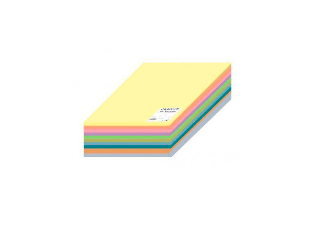 Papier cartonne canson iris vivaldi a4 185g couleurs      claires assorties paquet 120  feuilles