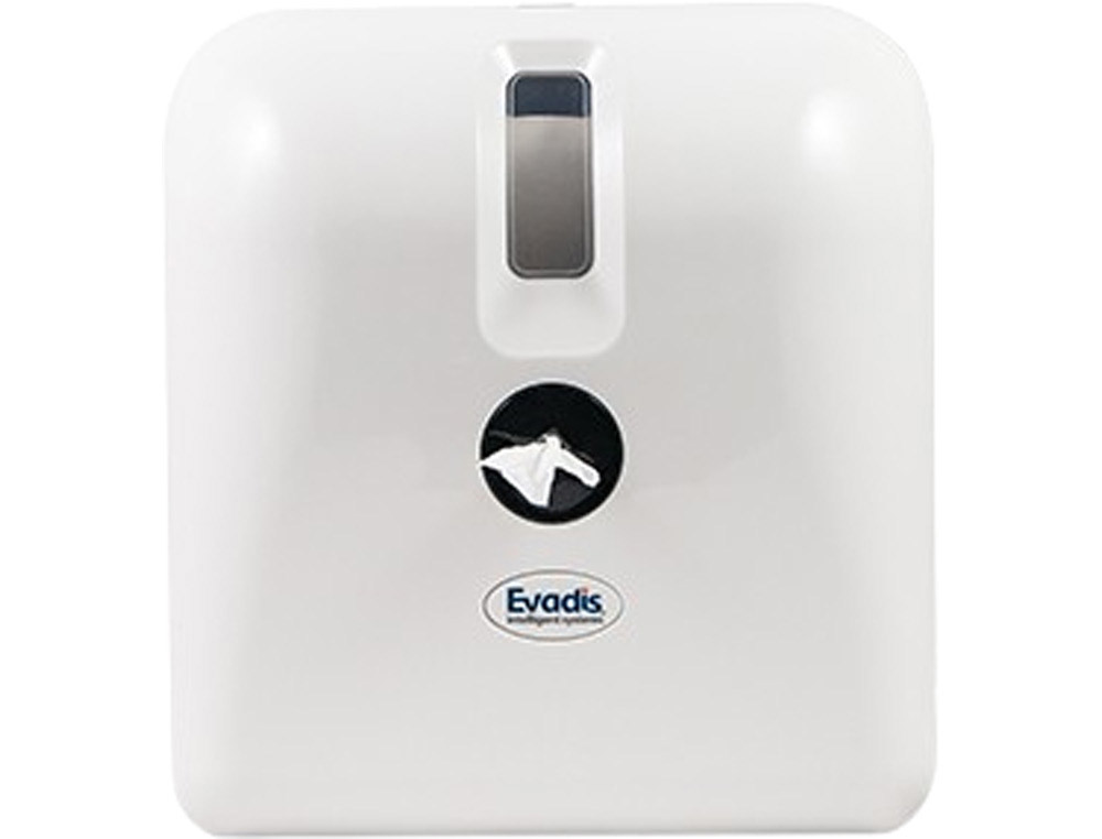 Distributeur papier hygienique coldis bobine      devidage central coloris      blanc