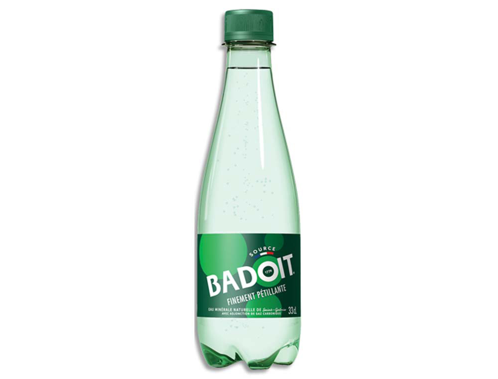 Eau gazeuse badoit bouteille de 33cl