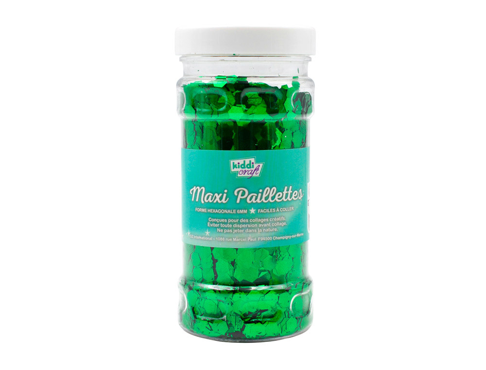 Paillettes oz international nid d'abeille pot 100g        coloris vert