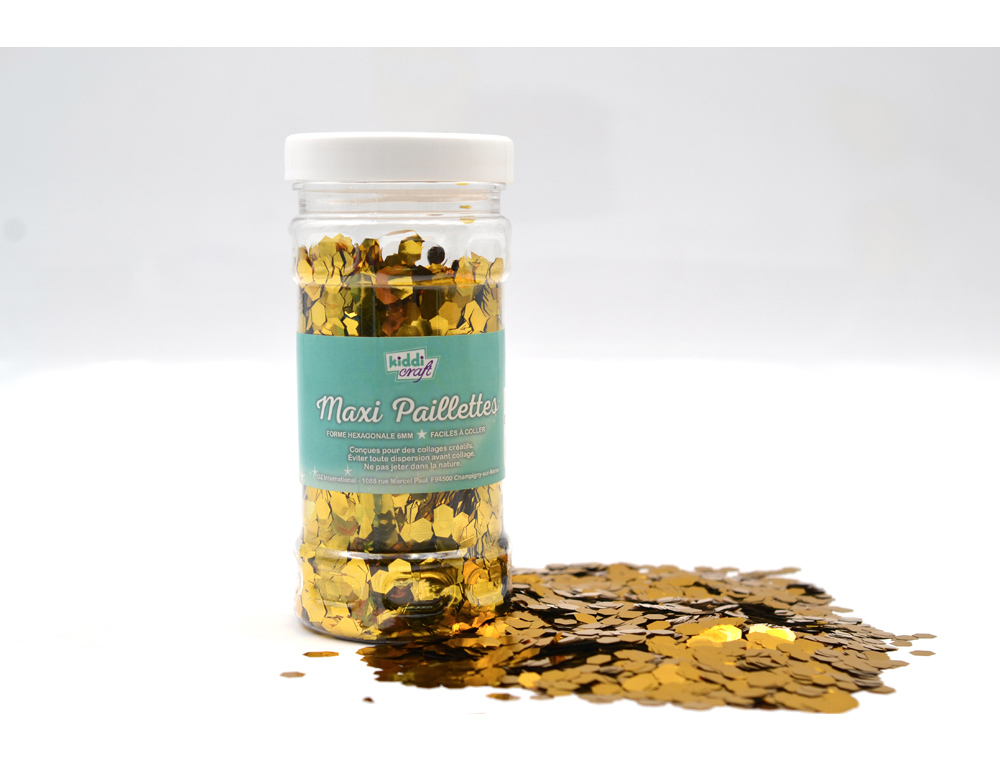 Paillettes oz international nid d'abeille pot 100g        coloris or