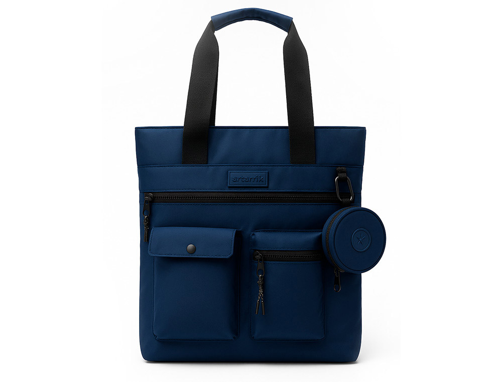Sac a dos antartik flip bag rembourre pour ordinateur     400x120x390 mm coloris bleu   marine