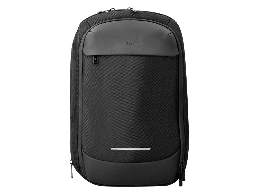 Sac a dos antartik slim 3 compartiments 23l 450x150x330 mm coloris noir