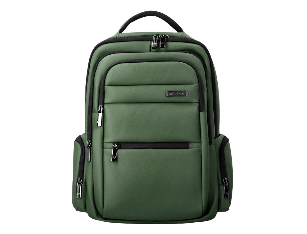 Sac a dos antartik volt 5 compartiments 23l 450x180x330 mm coloris vert militaire     interieur orange