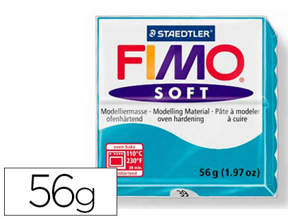 Pâte à modeler fimo soft coloris menthe pain 57g