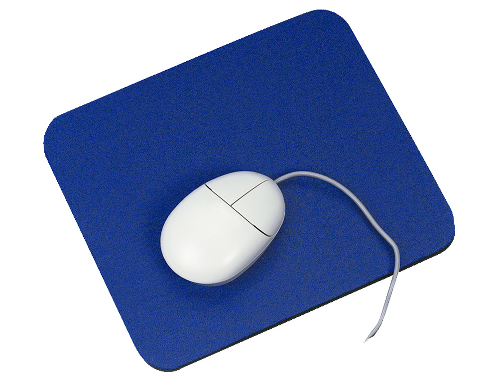 Tapis souris q-connect standard antidérapant coloris bleu