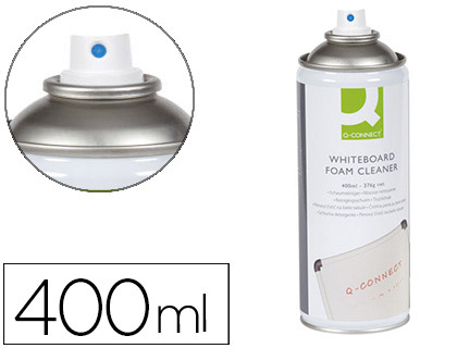 Mousse q-connect nettoyage tableau blanc flacon 400ml
