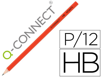 Crayon graphite q-connect hb corps hexagonal usage courant