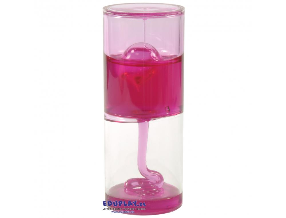 Sablier liquide eduplay sablier dome de lave liquide  gelatineux rose duration 7    minutes coloris aleatoire