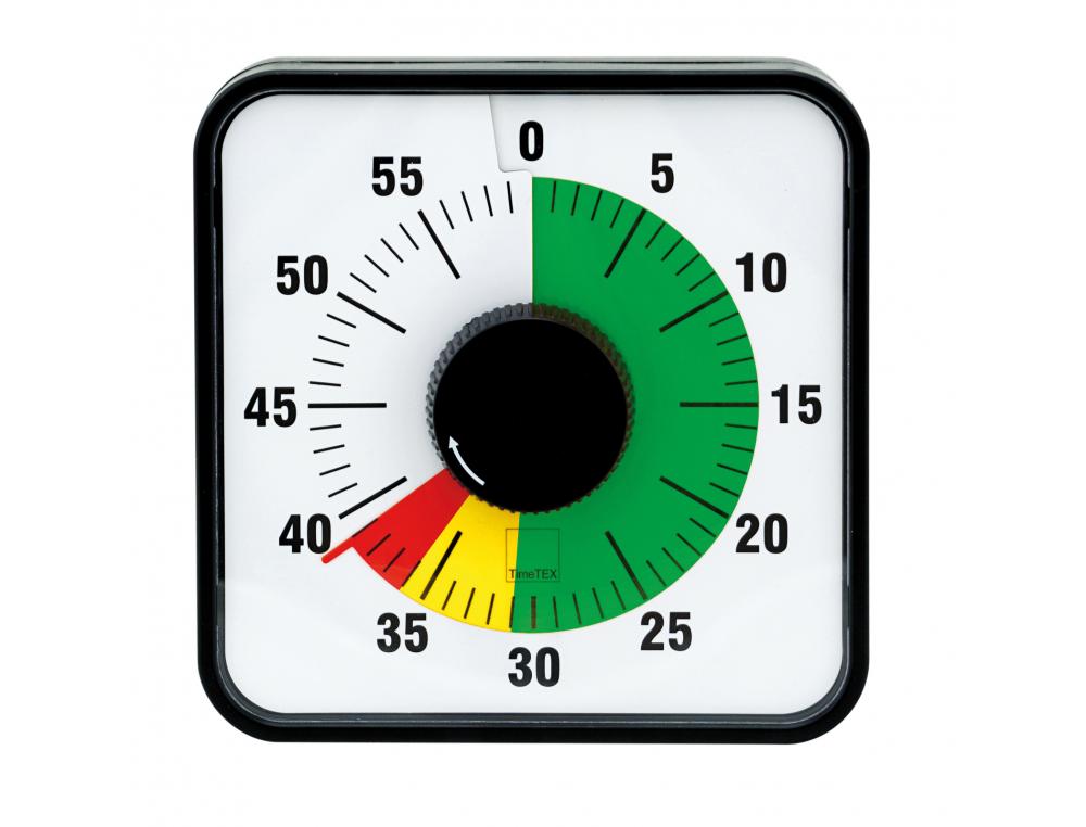 Mesure du temps eduplay minuteur magnetique 3 zones   colores vert jaune et rouge