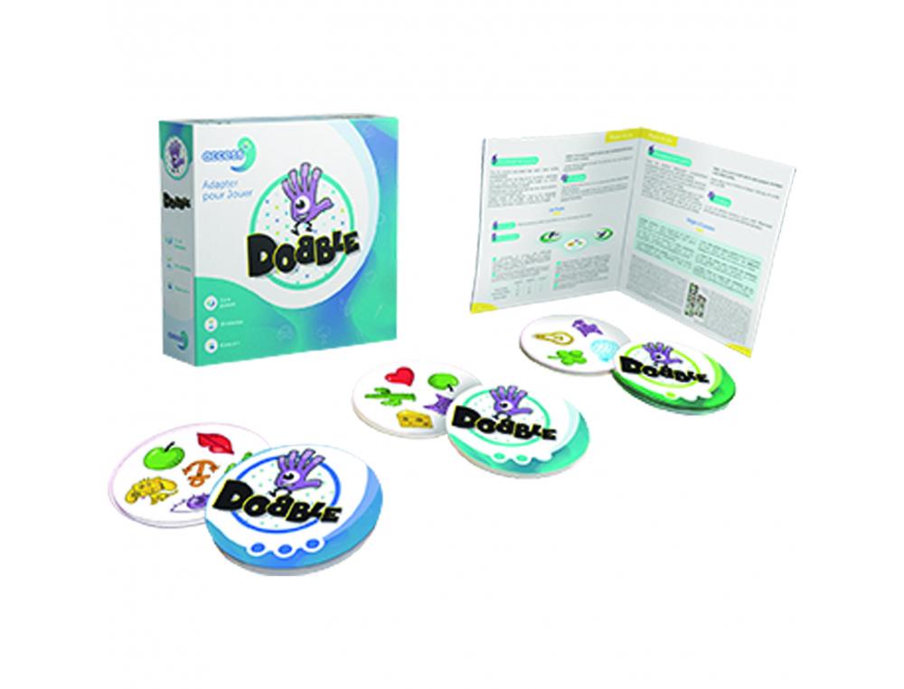 Game access zygomatic dobble access niveaux facile         intermediaire et avance 65    cartes 1 livret 1 a 4 joueurs