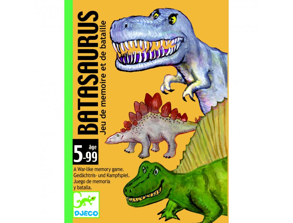 Jeu de bataille de 48 cartes batasaurus djeco