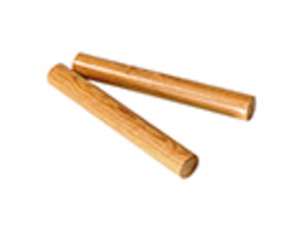 Claves coco fuzeau percussions 20x3cm la paire
