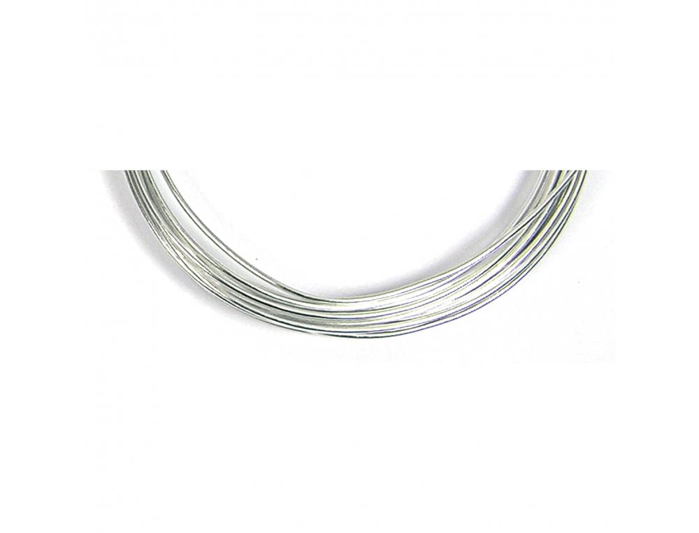 Fil metal innspiro aluminium souple 1.5x5m coloris argent  en sachet