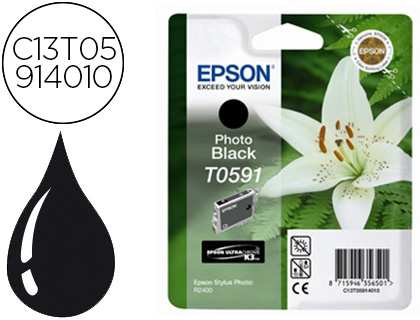 Cartouche d'encre original epson c13t05914010 640 p noir