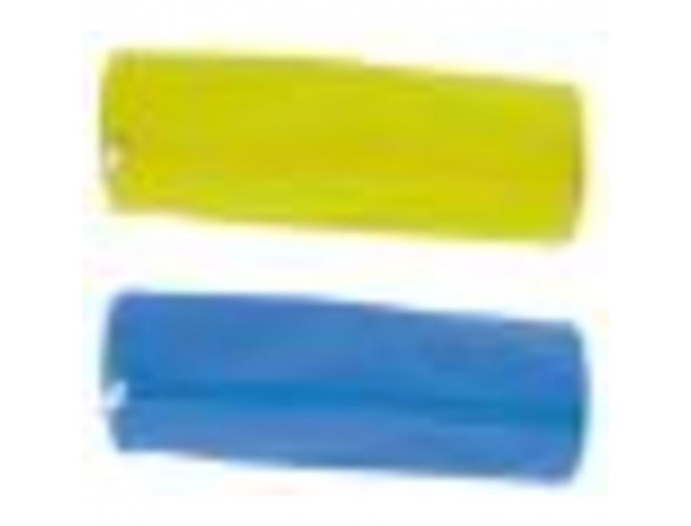 Trousse ronde ulmann nylon pvc forme polochon 21x8x8cm   coloris aleatoire