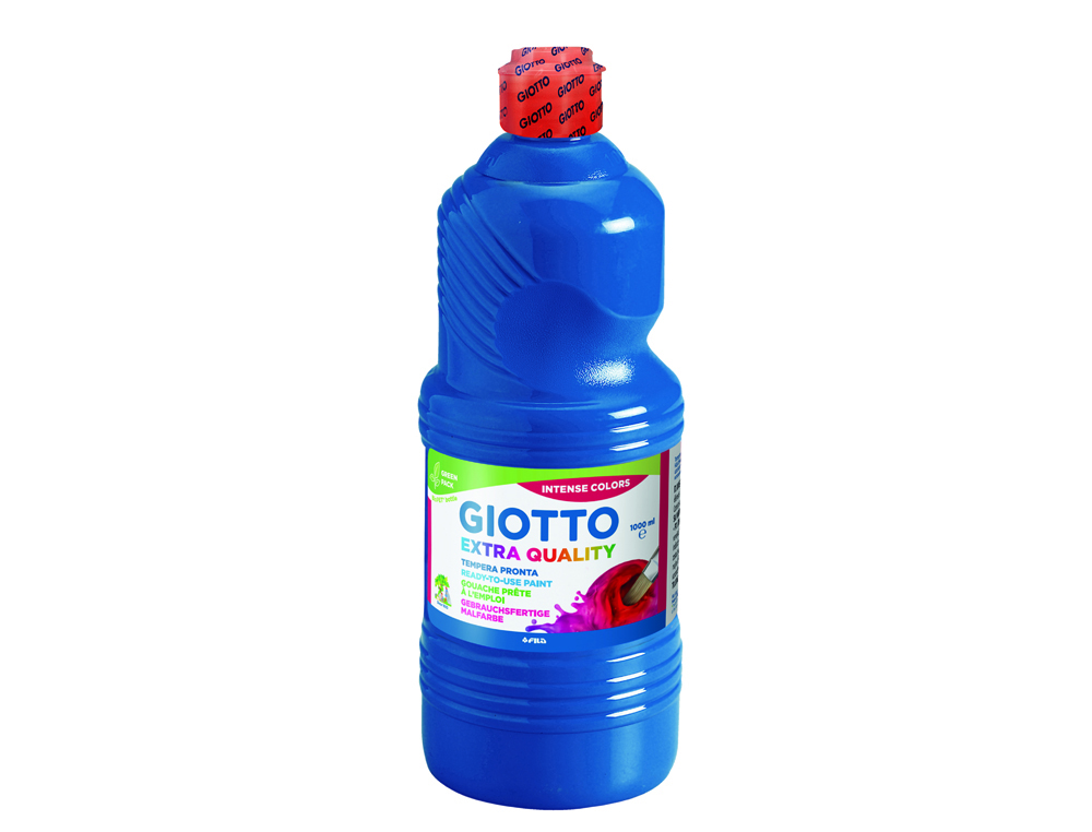 Gouache giotto flacon 1l coloris bleu outremer