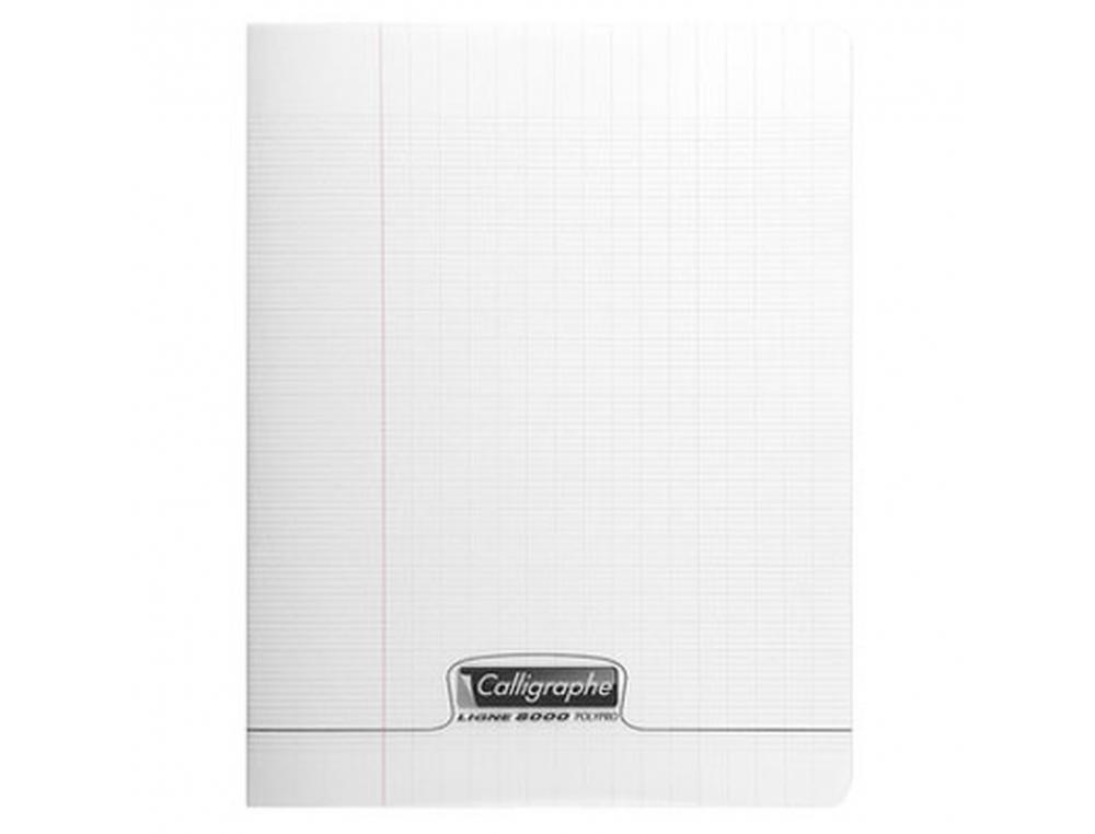 Cahier conquerant couverture pp rigide transparente        21x29,7cm 48p seyes 90g       piqure incolore