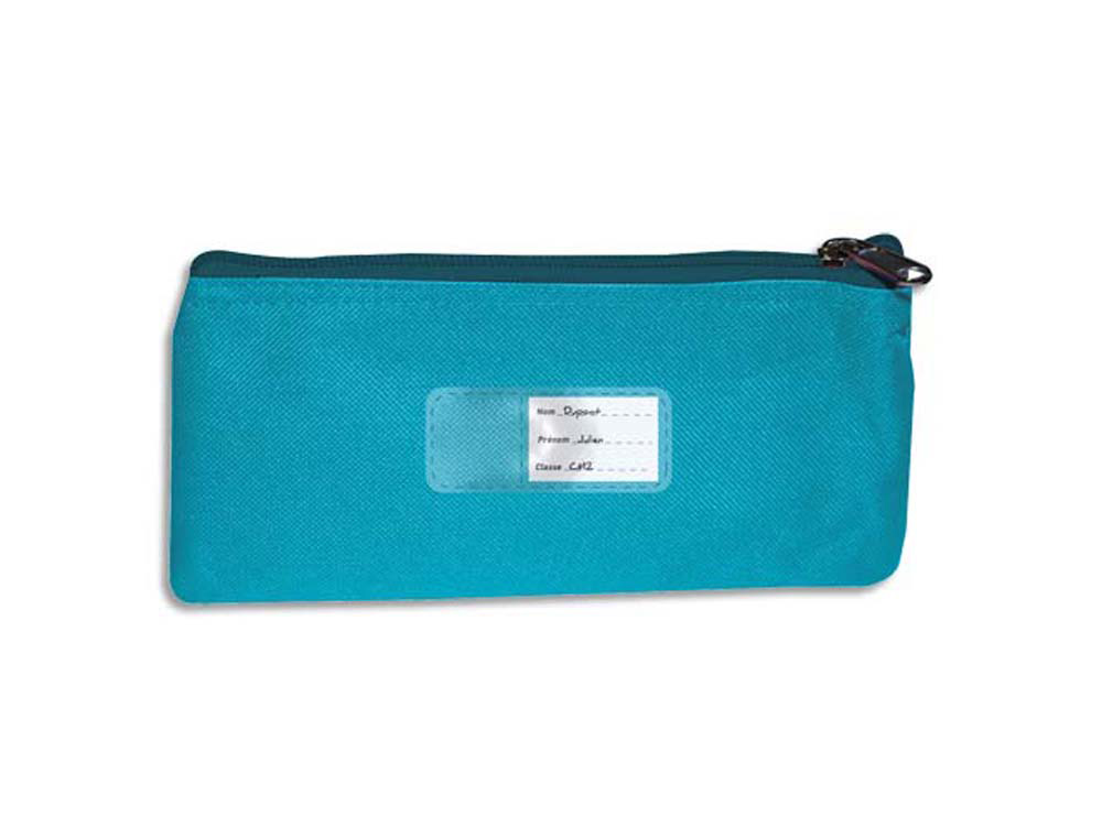 Trousse plate wonday polyester 1 compartiment      coloris assortis