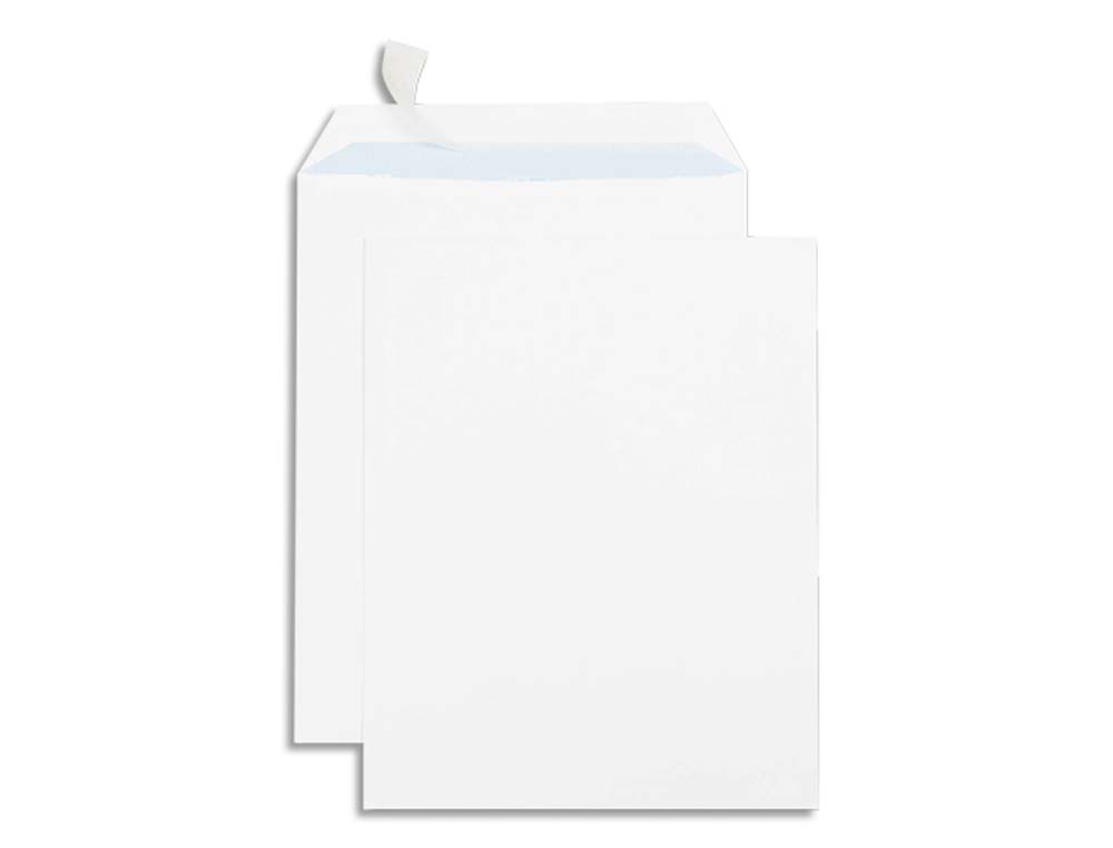 Pochette gpv économique adhésive vélin blanc 90g 24 260x330mm boîte 250 unités
