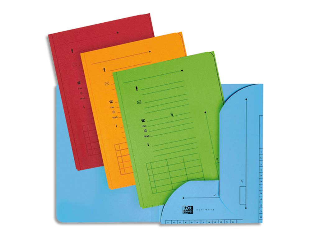 Chemise kraft oxford hv kraft 240g 235x320mm armoire et caisse 2 rabats intérieurs indexation coloris tonique pack 25