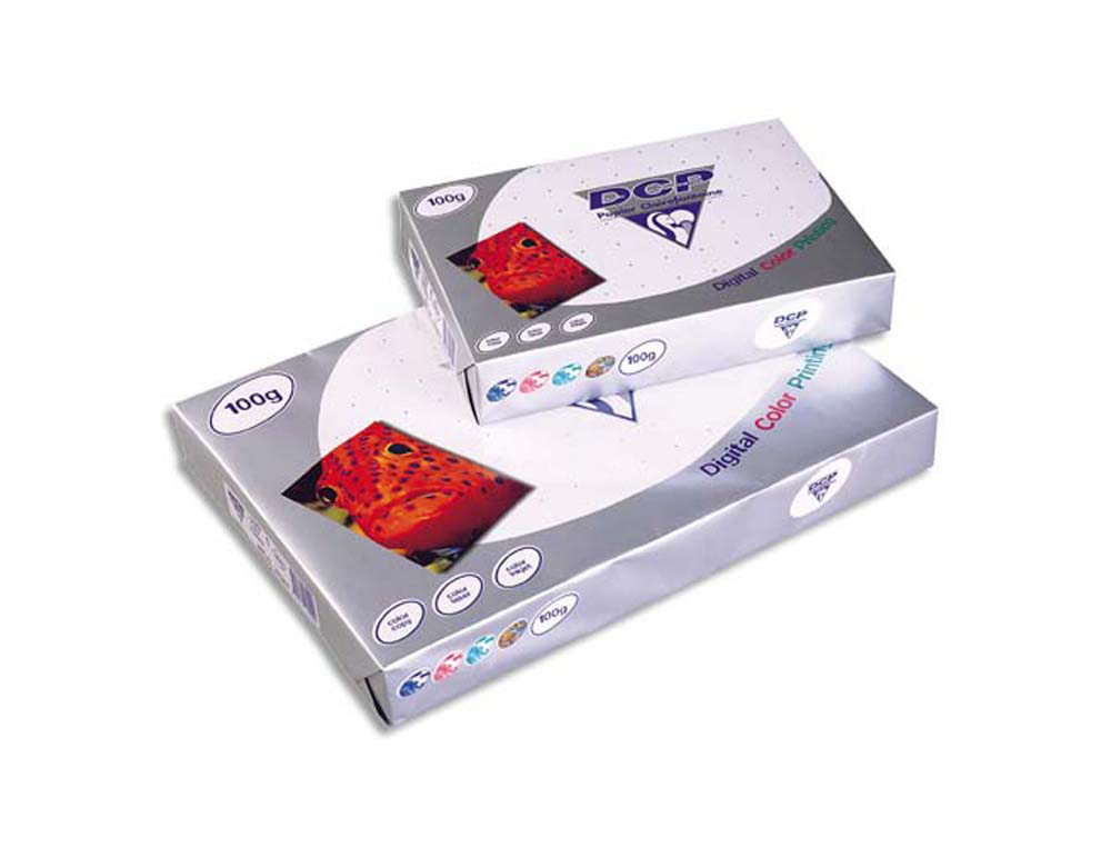 Papier clairefontaine multifonction laser couleur dcp a4 250g/m2 blanc satiné parfaite opacité 125 feuilles