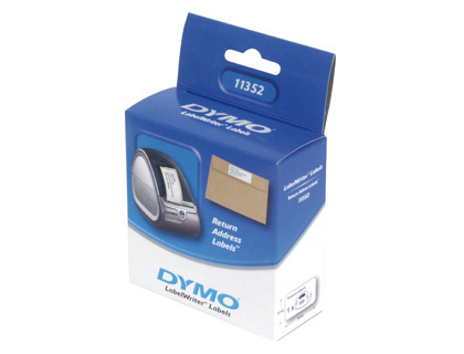 Rouleau étiquettes dymo label writer 36x89mm 260 étiquettes support plastique