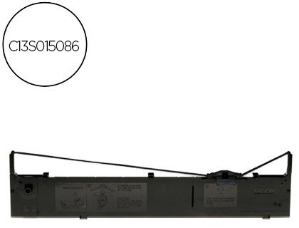 Ruban original epson c13s015086 noir