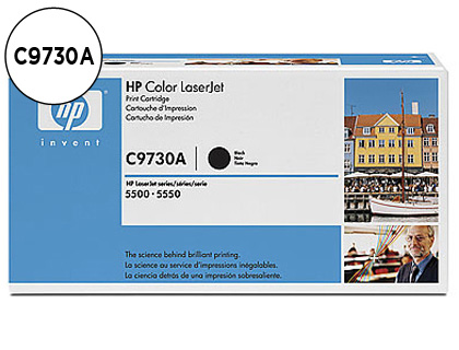 Toner laser original hp c9730a 13000 p noir