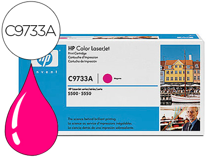 Toner laser original hp c9733a 12000 p magenta