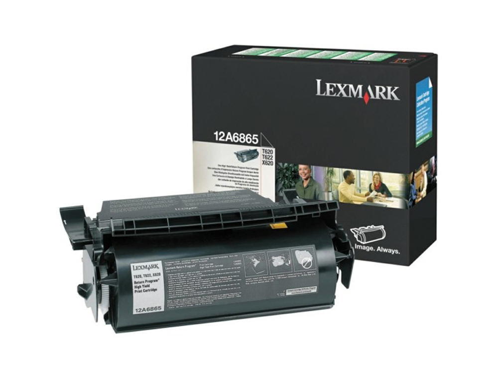 Toner laser original lexmark t620 30000 p noir