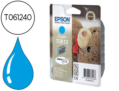 Cartouche d'encre original epson c13t06124010 250 p cyan