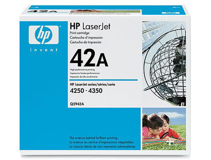Toner laser original hp q5942a 10000 p noir